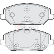 Fahren Front Brake Pad Set fits Hyundai I30 2016-2020 1.0 1.4 1.5 1.6