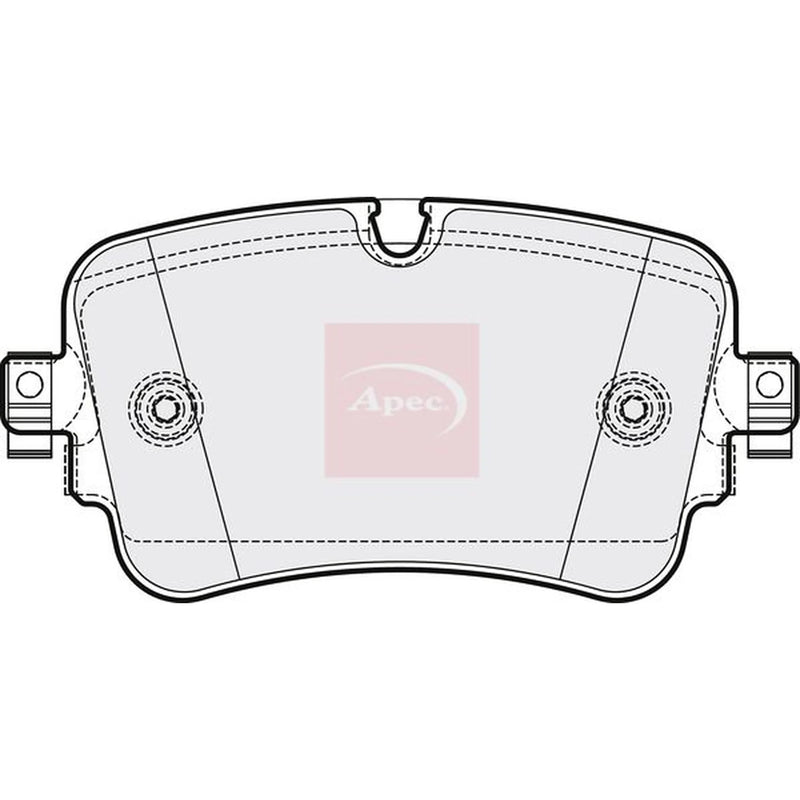 Apec Rear Brake Pad Set PAD2094