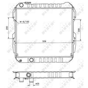 NRF Engine Radiator 506724