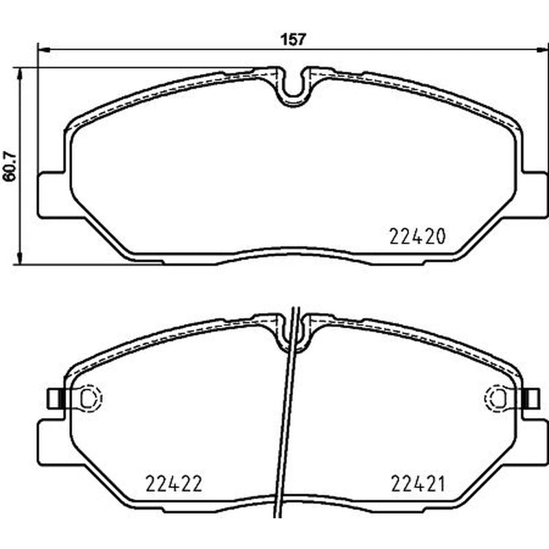 DON Front Brake Pad Set PCP1905
