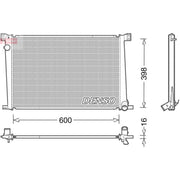 Denso Engine Radiator fits Mini Mini 2006-2015