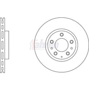 Fahren Front Brake Vented Discs & Pads fits Mazda 6 2007-2013 1.8 2.0 2.2 2.5