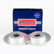 Borg & Beck 2 x Solid Rear Brake Discs BBD4287-x2
