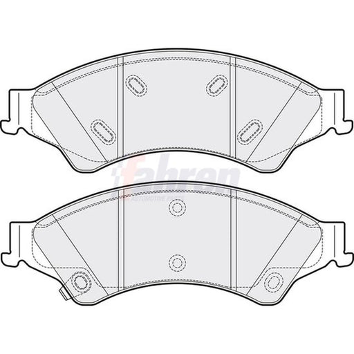 Fahren Front Brake Pad Set FBP3730