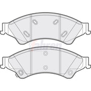 Fahren Front Brake Pad Set fits Ford Ranger 2011 on 2.2 2.5 3.2