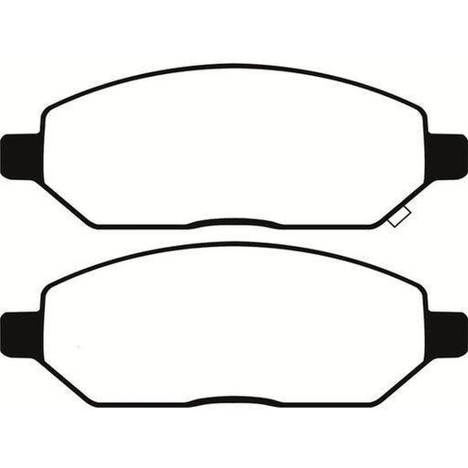 Abtex Front Brake Pad Set PLU2354