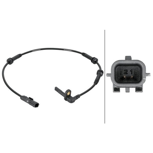 Hella ABS Wheel Speed Sensor Front 6PU 012 806-861