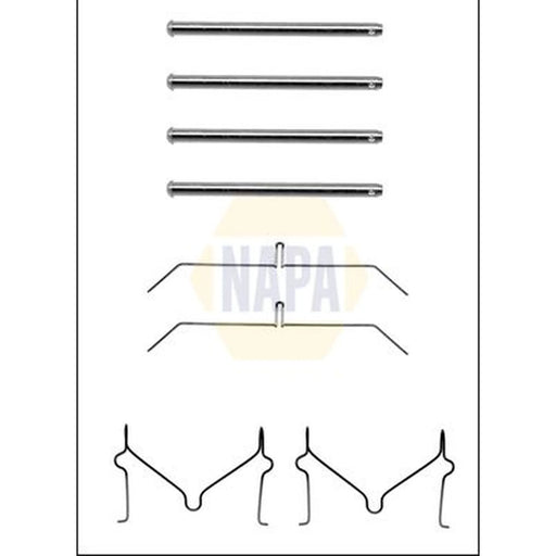 NAPA Brake Pad Accessory Fitting Kit Front NFK1310