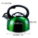 Liberty Green 2.5 Litre Whistling Kettle CW-T056-B1G - Liberty Leisure UK - Van Life Living