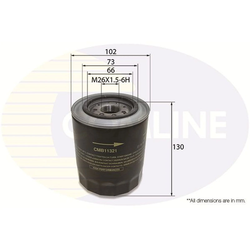 Comline Engine Oil Filter CMB11321