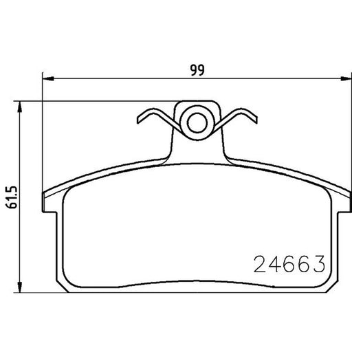 DON Front Brake Pad Set PCP2130