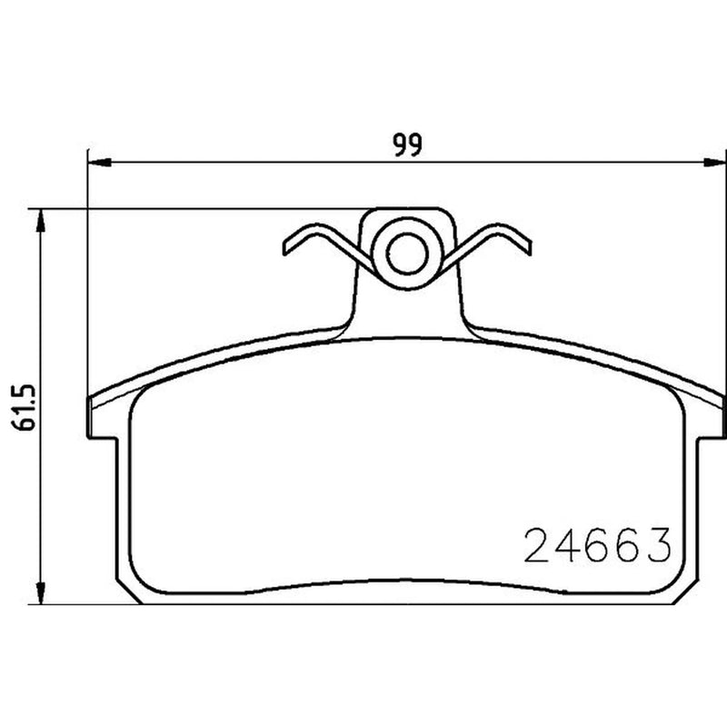 Mintex Front Brake Pad Set MDB2912