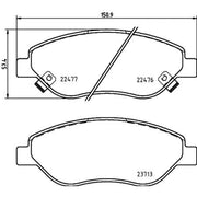 Mintex Front Brake Pad Set MDB3975