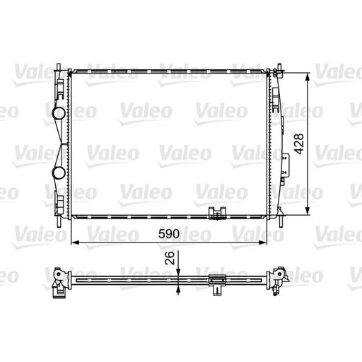 Valeo Engine Radiator 735116