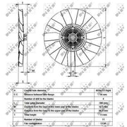 NRF Radiator Fan Clutch 49563