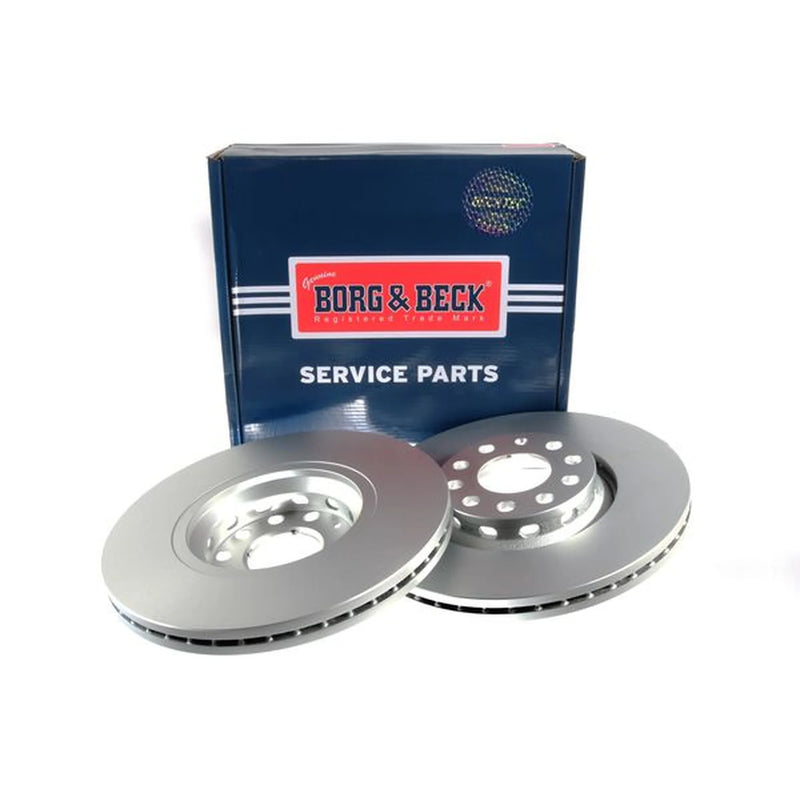 Borg & Beck 2 x Vented Front Brake Discs BBD4243-x2