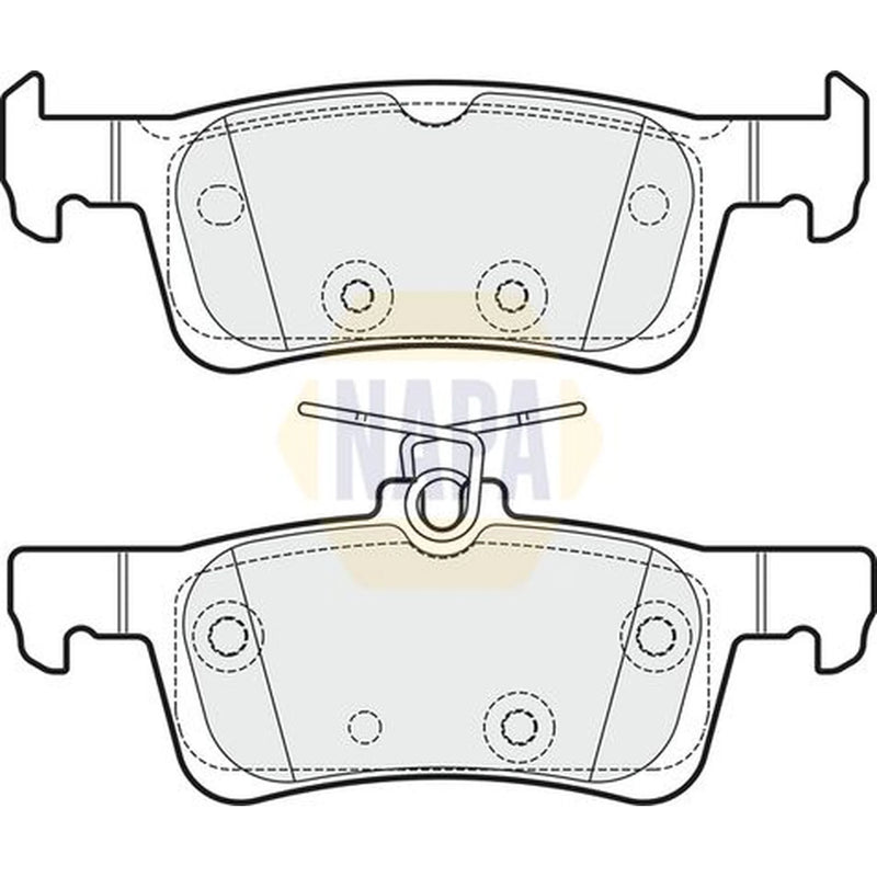 NAPA Rear Brake Pad Set NBP1109