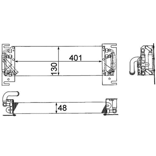 Mahle Engine Oil Cooler CLC 26 000P