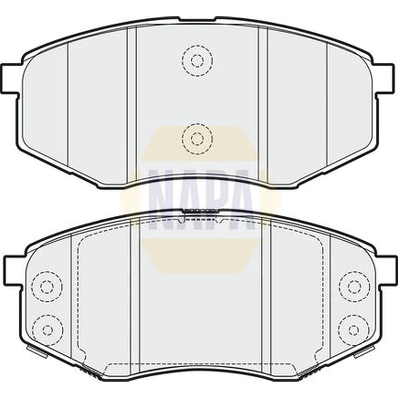 NAPA Front Brake Pad Set NBP1352