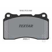 Textar Front Brake Pad Set 2332501