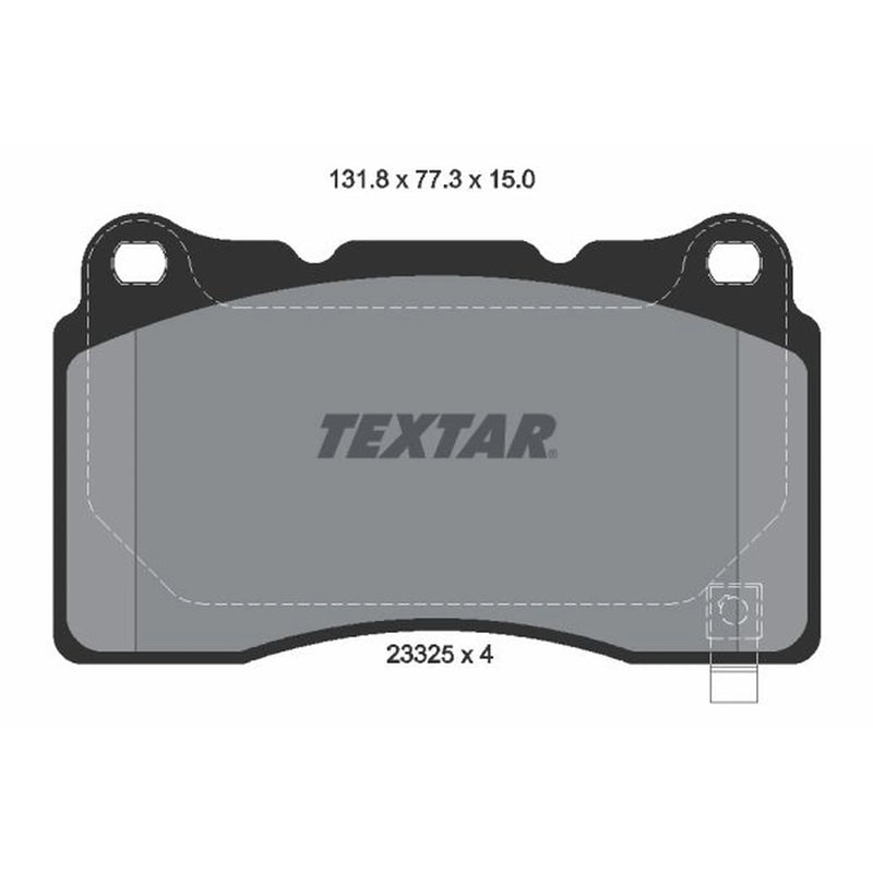 Textar Front Brake Pad Set 2332501