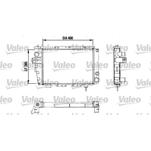 Valeo Engine Radiator 883282