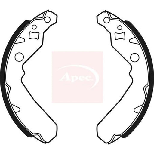 Apec Brake Shoe Set Axle Kit SHU740