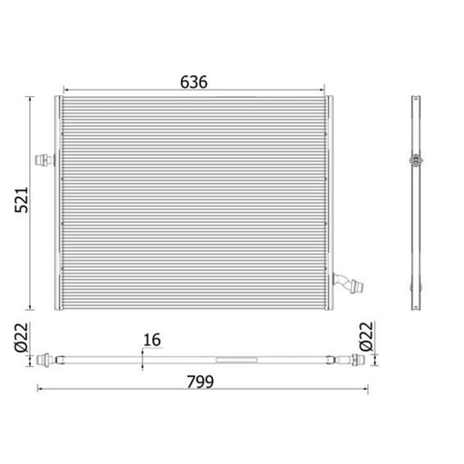 Mahle Low-Temperature Radiator CIR 36 000P