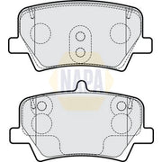 NAPA Rear Brake Pad Set NBP1801