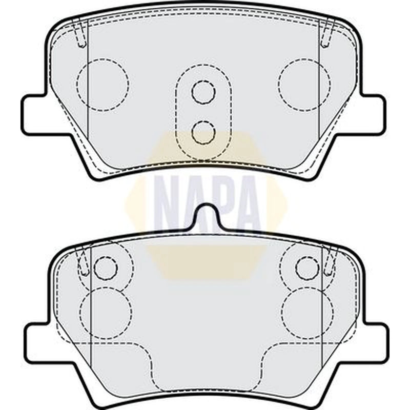 NAPA Rear Brake Pad Set NBP1801