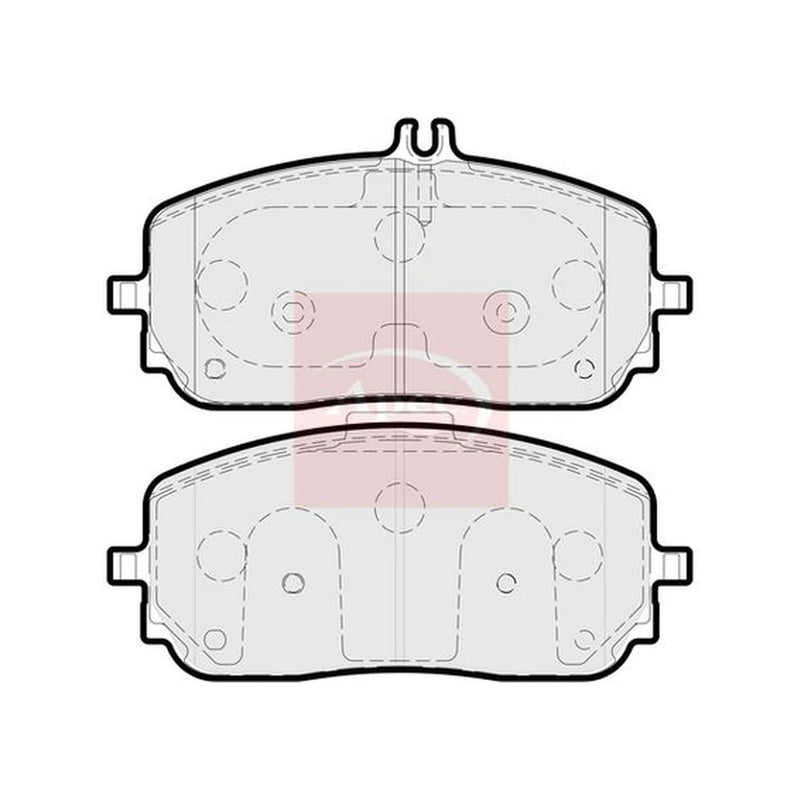 Apec Front Brake Pad Set PAD2245