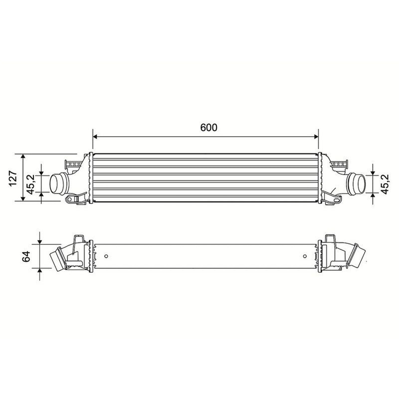 Valeo Intercooler (Charge Air Cooler) 822965