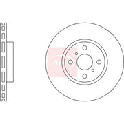 Apec 2 x Front Brake Discs DSK2517-x2