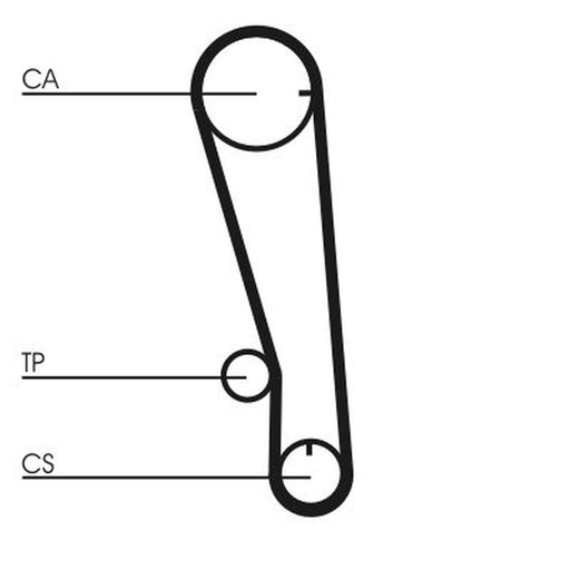 Continental CTAM Timing Belt Cambelt 92 Teeth CT665