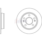 Fahren Front & Rear Brake Discs & Pads fits Hyundai Kona 2017-2023 1.0