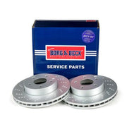 Borg & Beck 2 x / Front Brake Discs BBD4800-x2