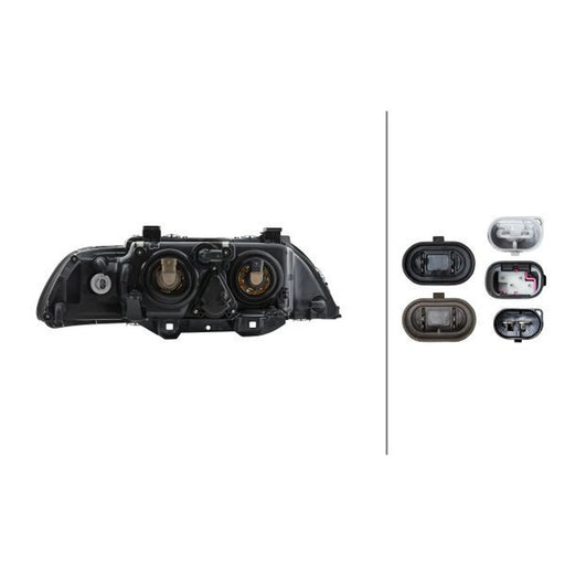 Hella Headlight Headlamp H21W Left 1EL 008 053-511