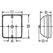 Hella Lamp S Black 2SA Right 2SA 003 236-041