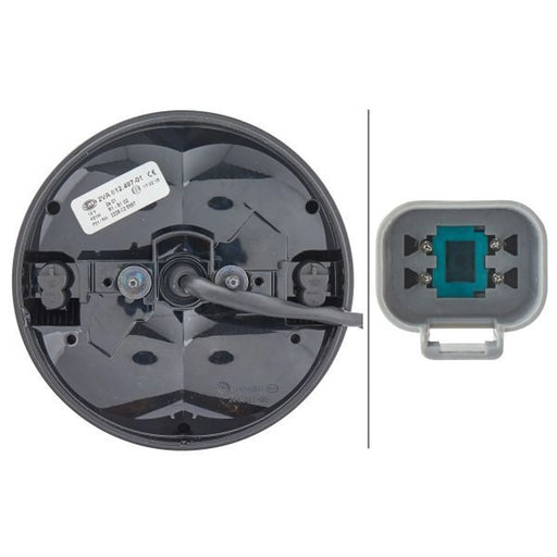 Hella Tail Light / Lamp P21W Left 2VA 012 497-011