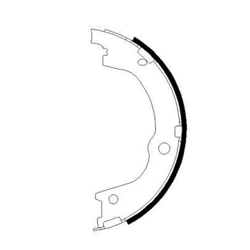 Textar Parking Brake Shoe Set 91079600