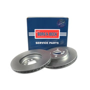 Borg & Beck 2 x Vented Front Brake Discs BBD4256