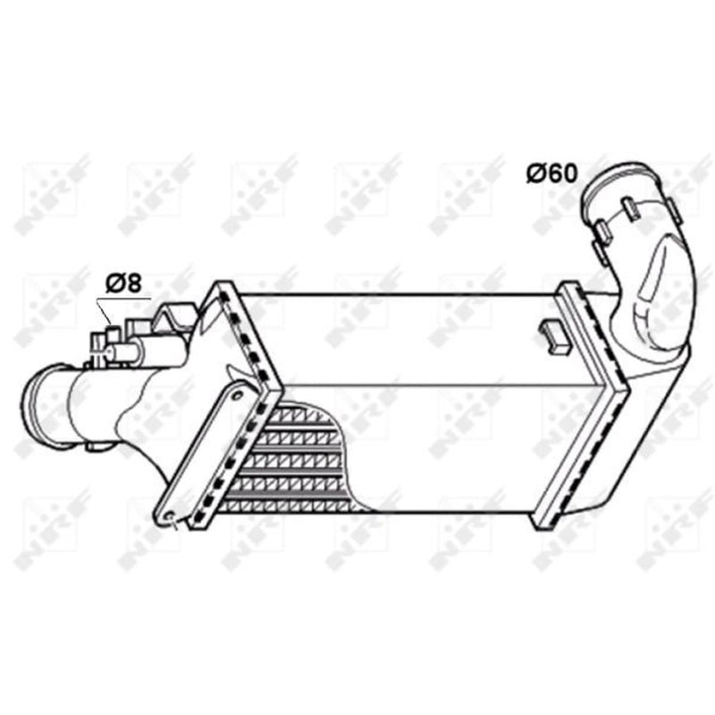 NRF Intercooler (Charge Air Cooler) 30835