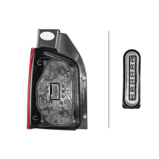 Hella Tail Light / Lamp W5W Right 2SK 012 338-041