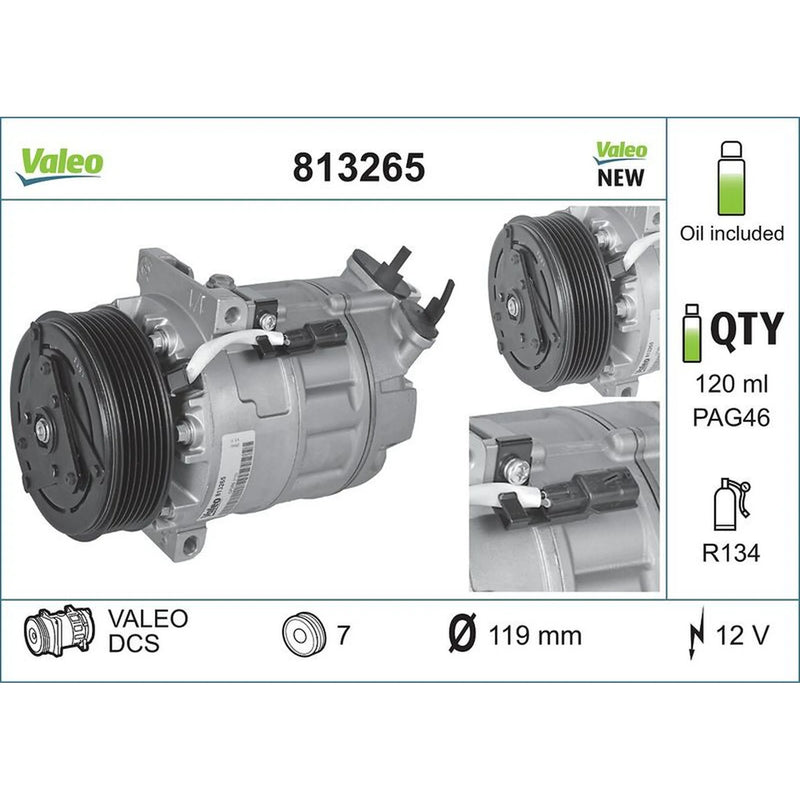 Valeo Air Conditioning Compressor 813265