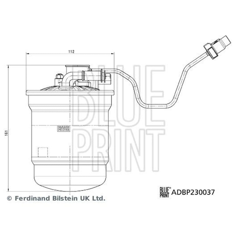 Blue Print Fuel Filter Element ADBP230037