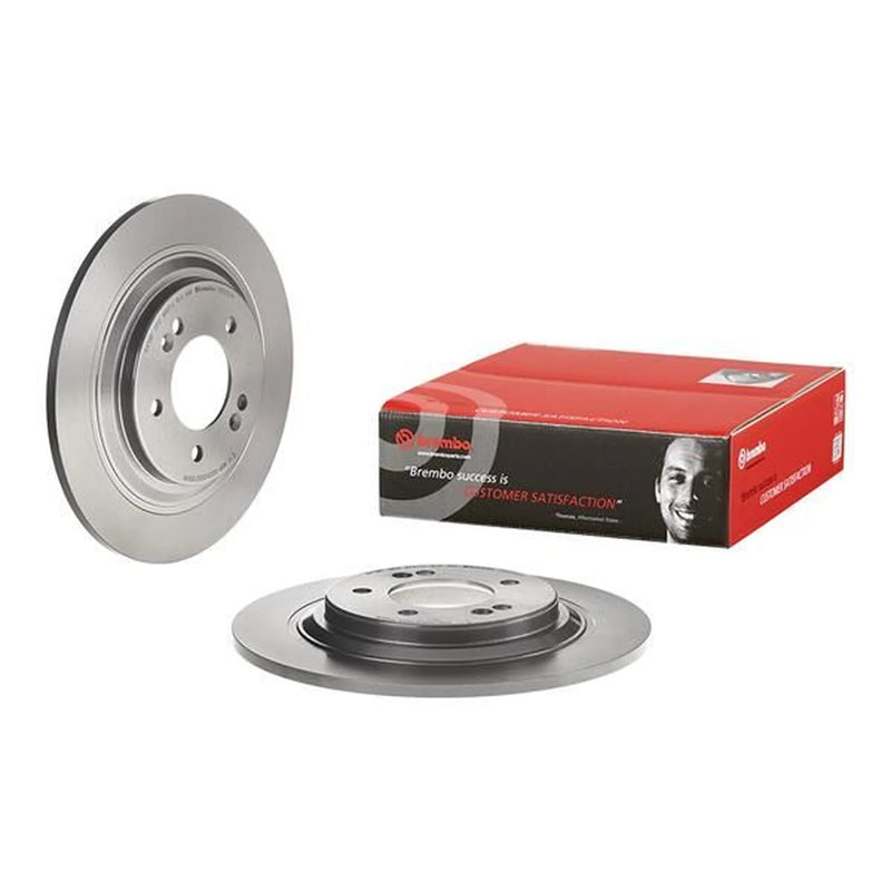Brembo 2 x Solid Rear Brake Discs 08.D221.11-x2