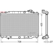 Denso Engine Radiator fits Mazda CX-5 2012-2017 2.2