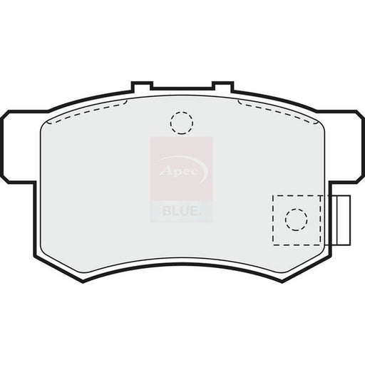 Apec Rear Brake Pad Set PD3433