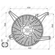 NRF Engine Cooling Fan 47468