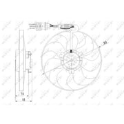 NRF Engine Cooling Fan 47064
